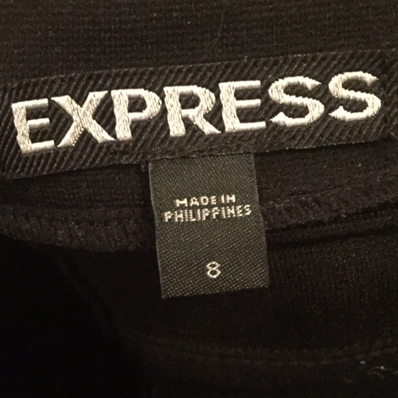 NWOT Black (bodycon) EXPRESS skirt Size 8 - Picture 3 of 3